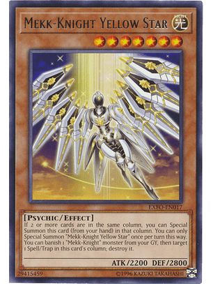 Mekk-Knight Yellow Star - EXFO-EN017 - Rare Unlimited