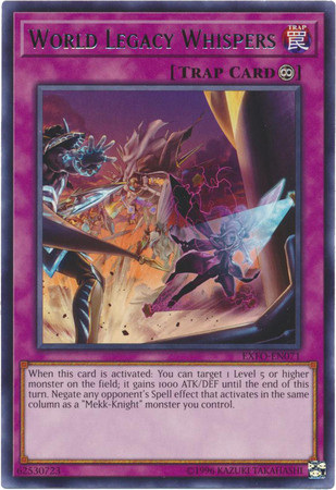 World Legacy Whispers - EXFO-EN071 - Rare Unlimited