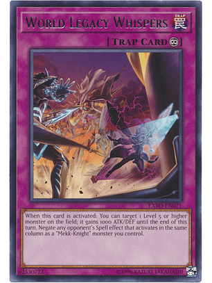 World Legacy Whispers - EXFO-EN071 - Rare Unlimited