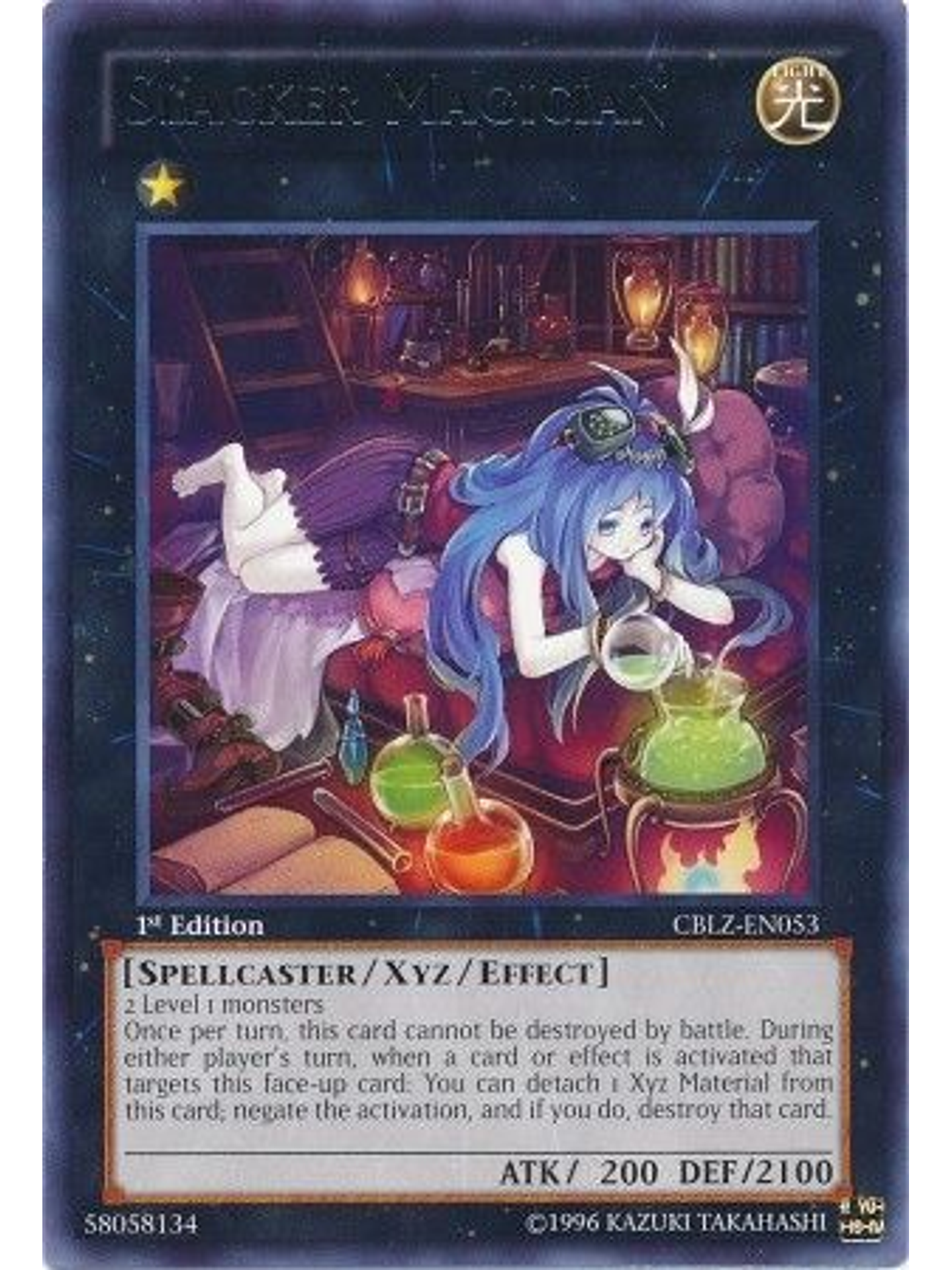 Slacker Magician - CBLZ-EN053 - Rare 1st Edition 1