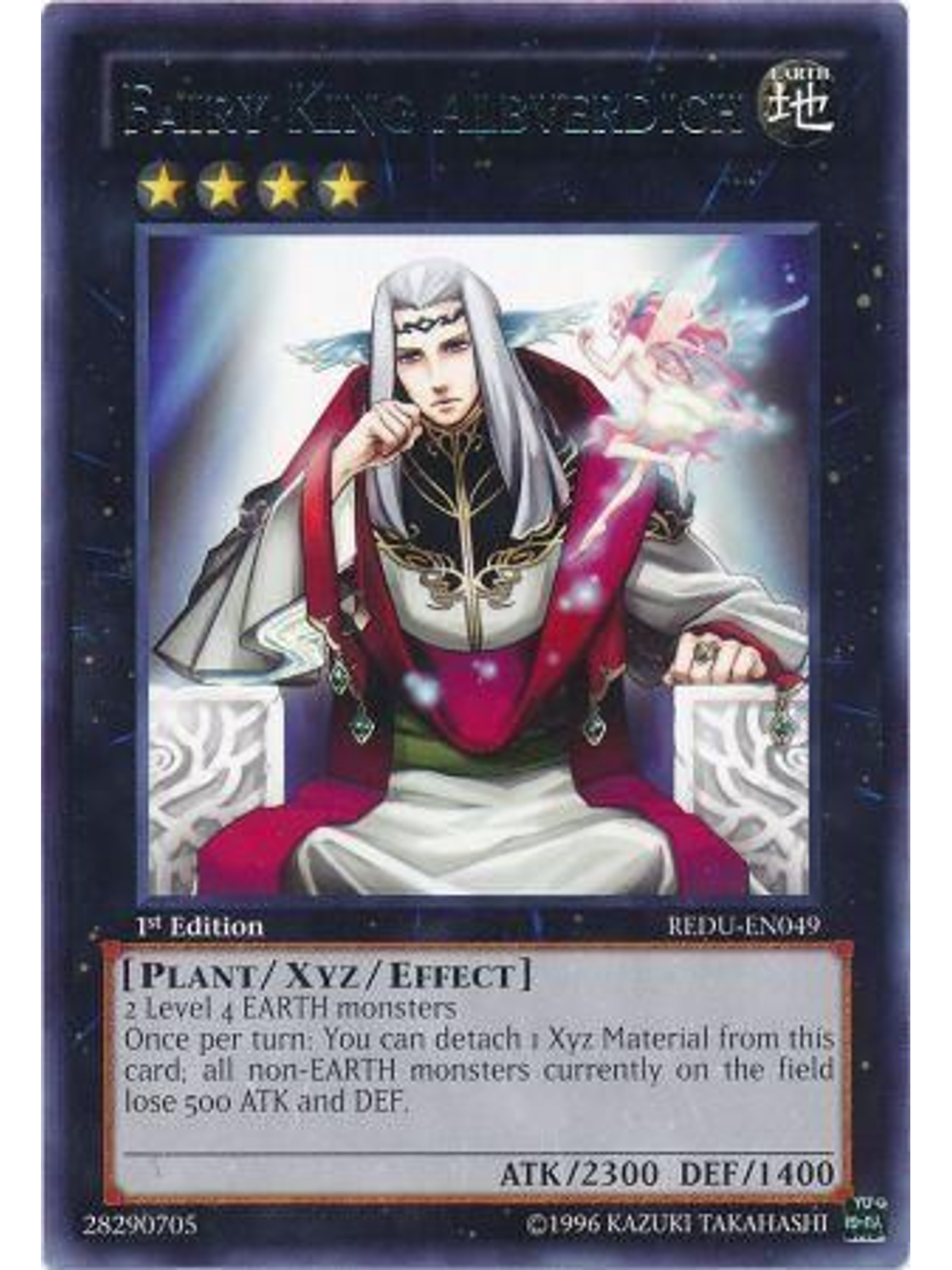 Fairy King Albverdich - REDU-EN049 - Rare 1st Edition 1