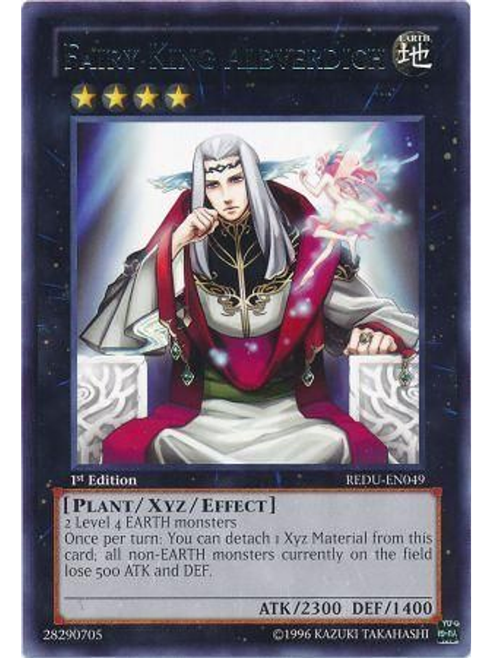 Fairy King Albverdich - REDU-EN049 - Rare 1st Edition 1