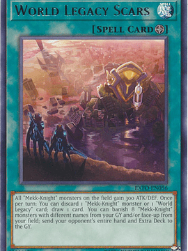World Legacy Scars - EXFO-EN056 - Rare Unlimited