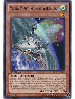 Mecha Phantom Beast Warbluran - JOTL-EN022 - Rare 1st Edition