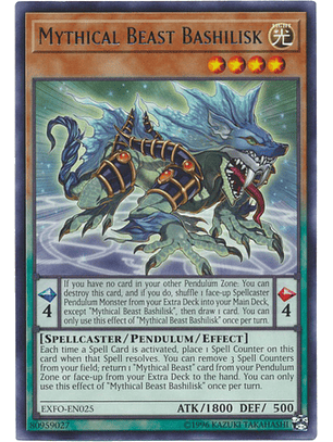 Mythical Beast Bashilisk - EXFO-EN025 - Rare Unlimited