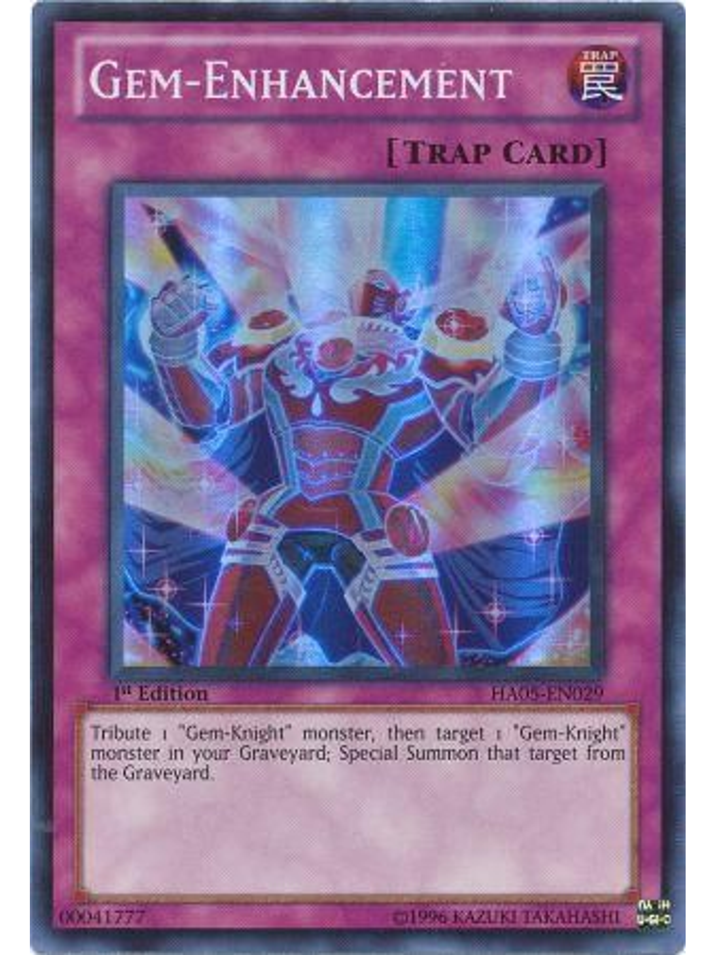 Gem Enhancement - HA05-EN029 - Super Rare 1st Edition 1