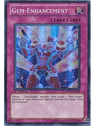 Gem Enhancement - HA05-EN029 - Super Rare 1st Edition