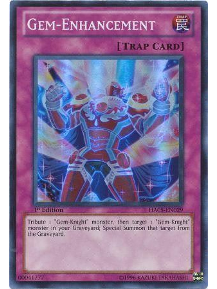 Gem Enhancement - HA05-EN029 - Super Rare 1st Edition 1