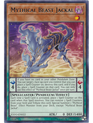 Mythical Beast Jackal - EXFO-EN022 - Rare Unlimited