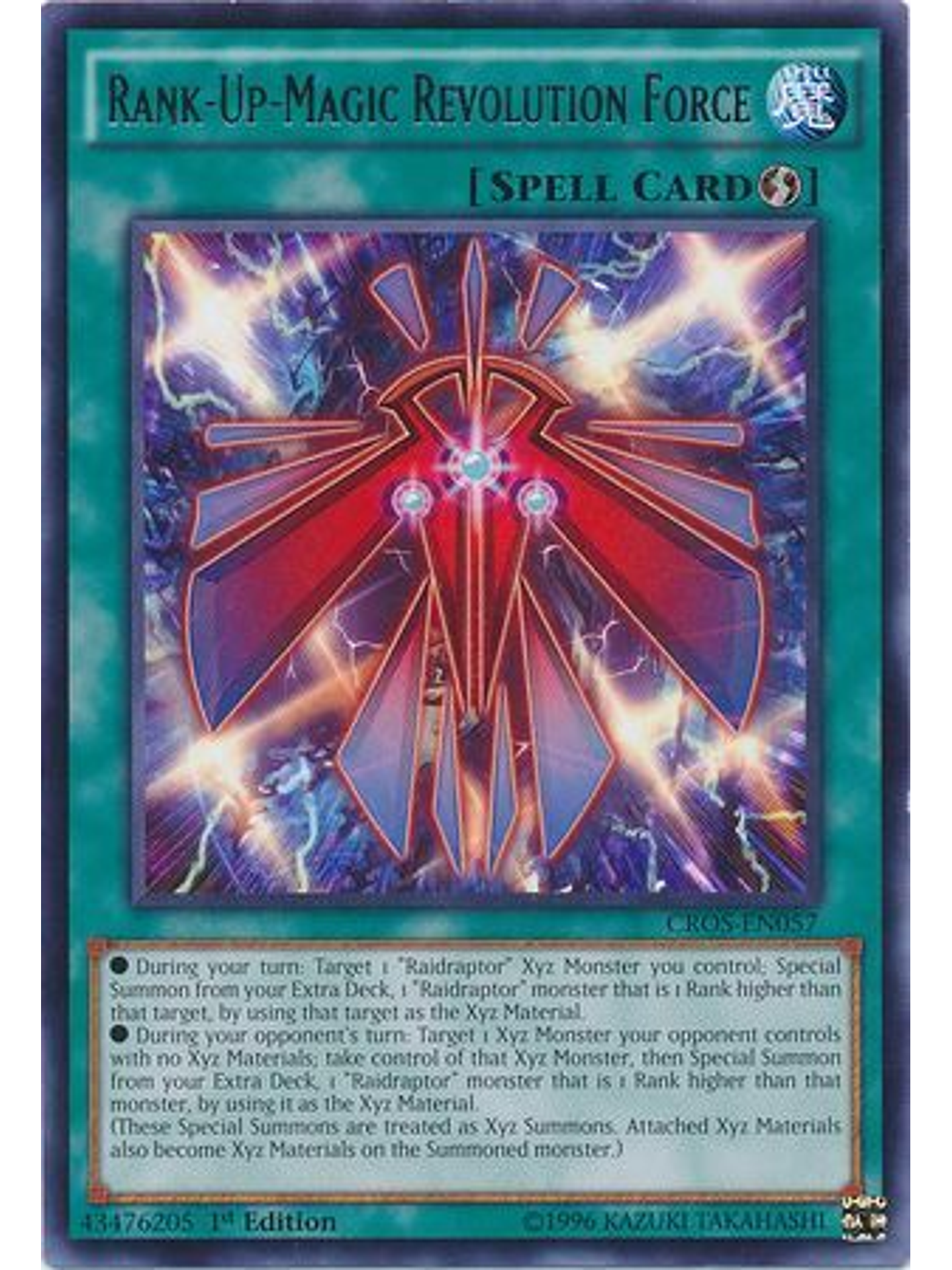 Rank-Up-Magic Revolution Force - CROS-EN057 - Rare 1st Edition 1