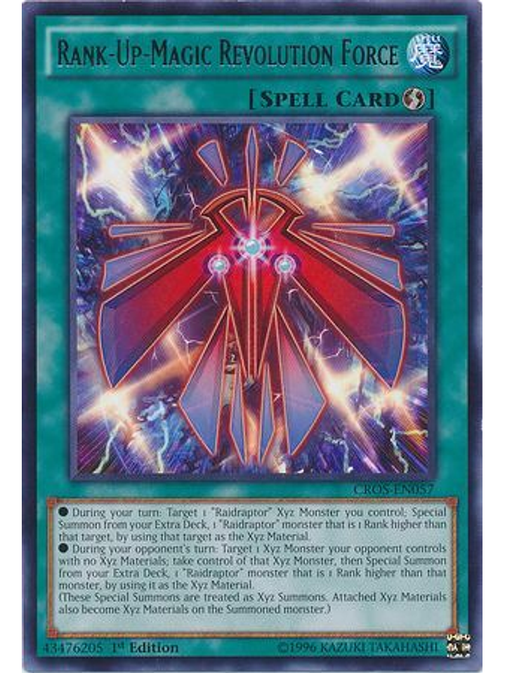 Rank-Up-Magic Revolution Force - CROS-EN057 - Rare 1st Edition 1