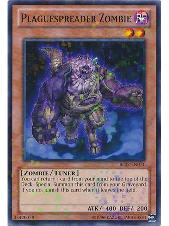 Plaguespreader Zombie - BP02-EN071 - Mosaic Rare Unlimited 1