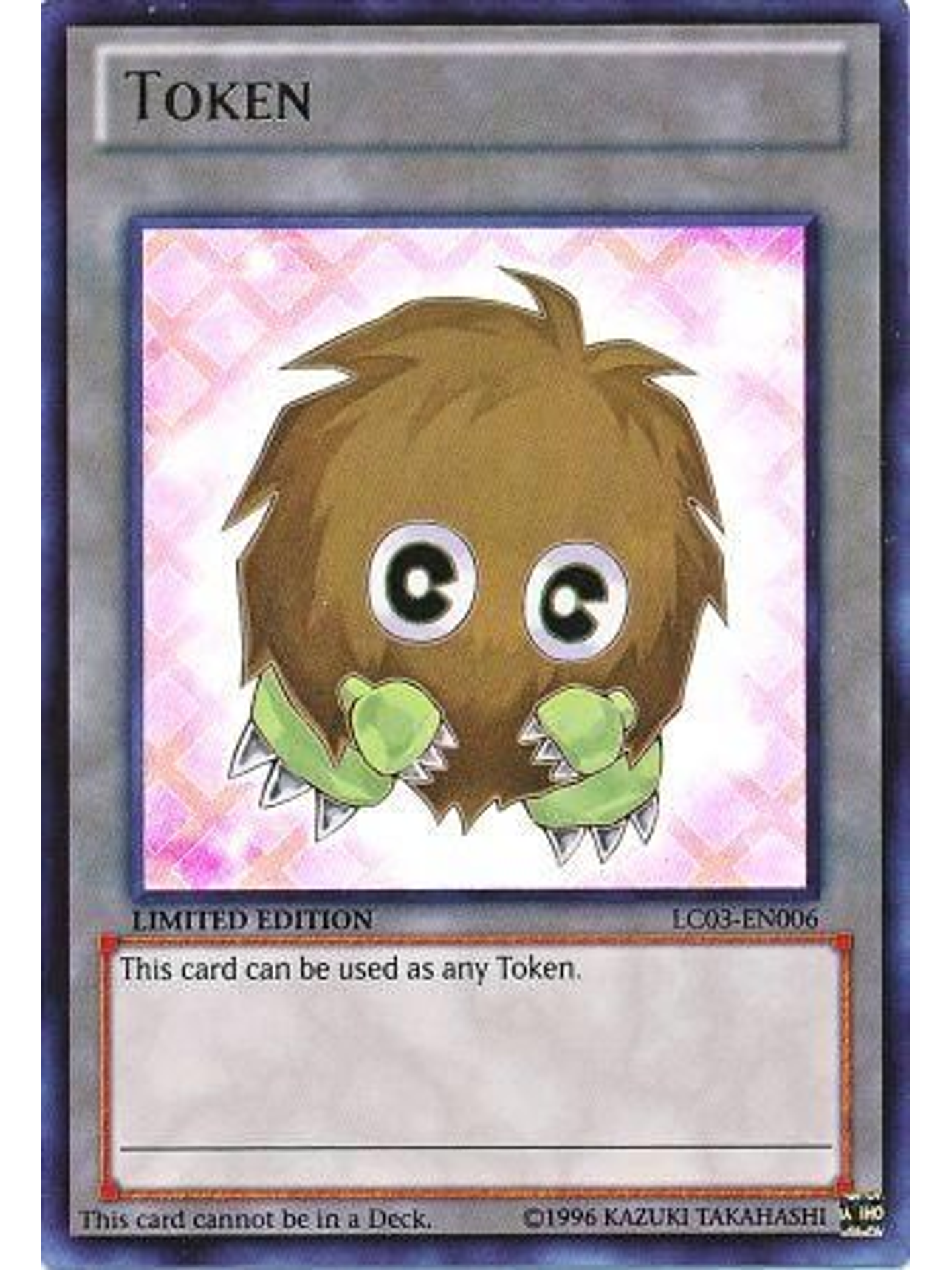 Pink Kuriboh Token - LC03-EN006 - Ultra Rare 1st Edition 1