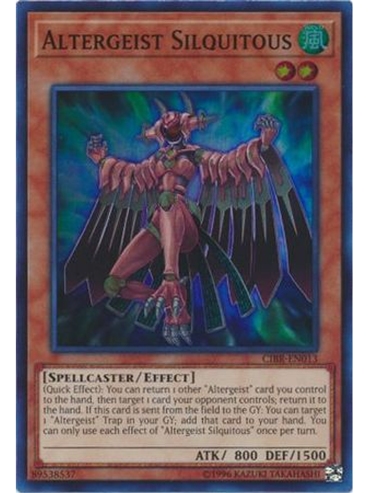 Altergeist Silquitous - CIBR-EN013 - Super Rare Unlimited 1