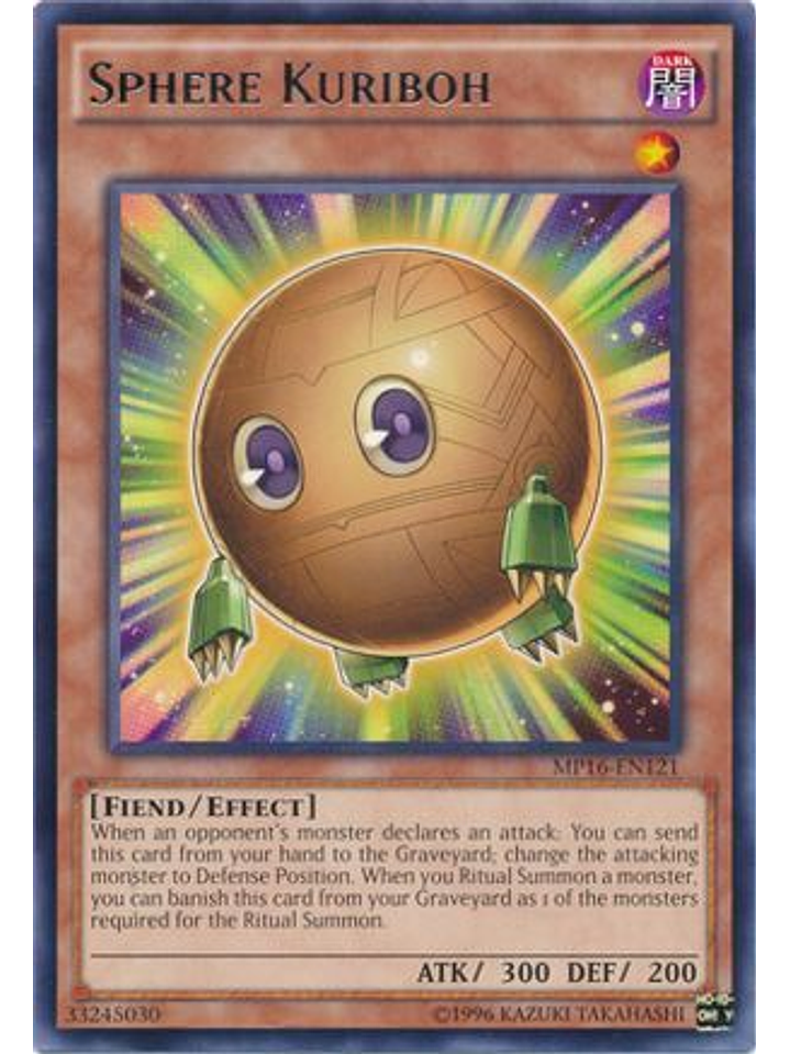 Sphere Kuriboh - MP16-EN121 - Rare Unlimited 1