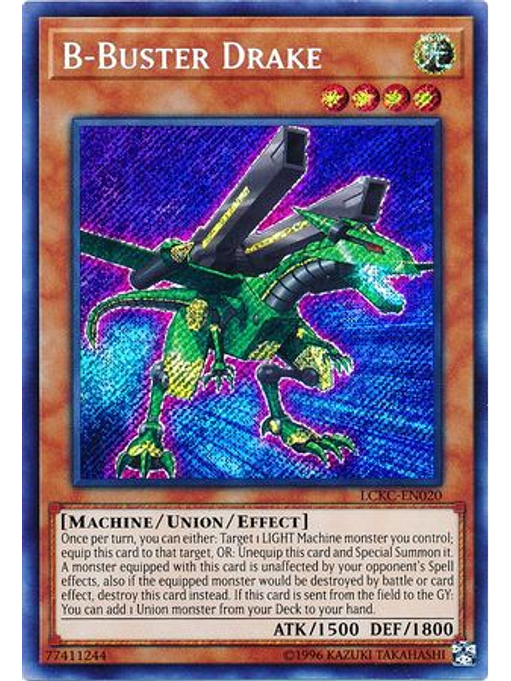B-Buster Drake - LCKC-EN020 - Secret Rare Unlimited 1