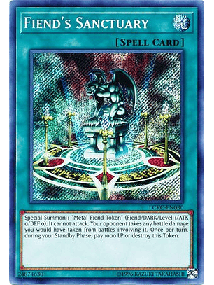 Fiend's Sanctuary - LCKC-EN030 - Secret Rare Unlimited