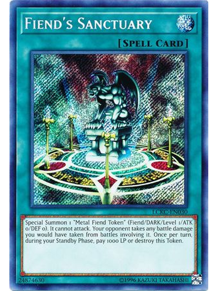 Fiend's Sanctuary - LCKC-EN030 - Secret Rare Unlimited 1