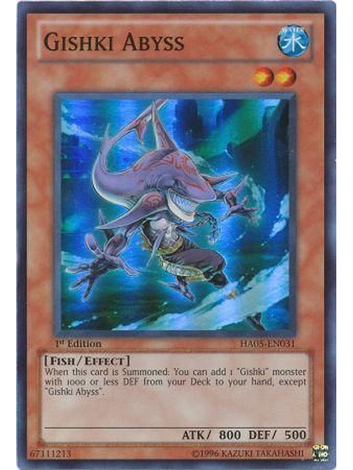 Gishki Abyss - HA05-EN031 - Super Rare 1st Edition 1