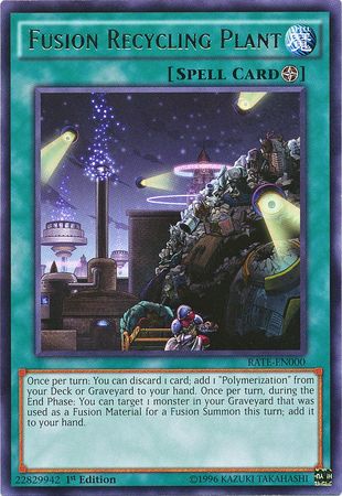 Fusion Recycling Plant - rate-en000 - Rare 1st Edition