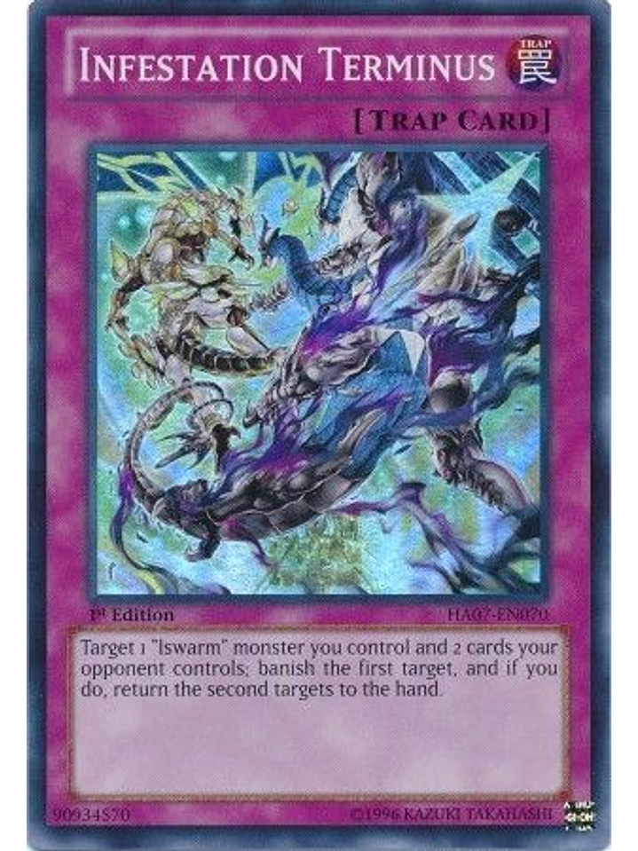 Infestation Terminus - HA07-EN070 - Super Rare 1st Edition 1