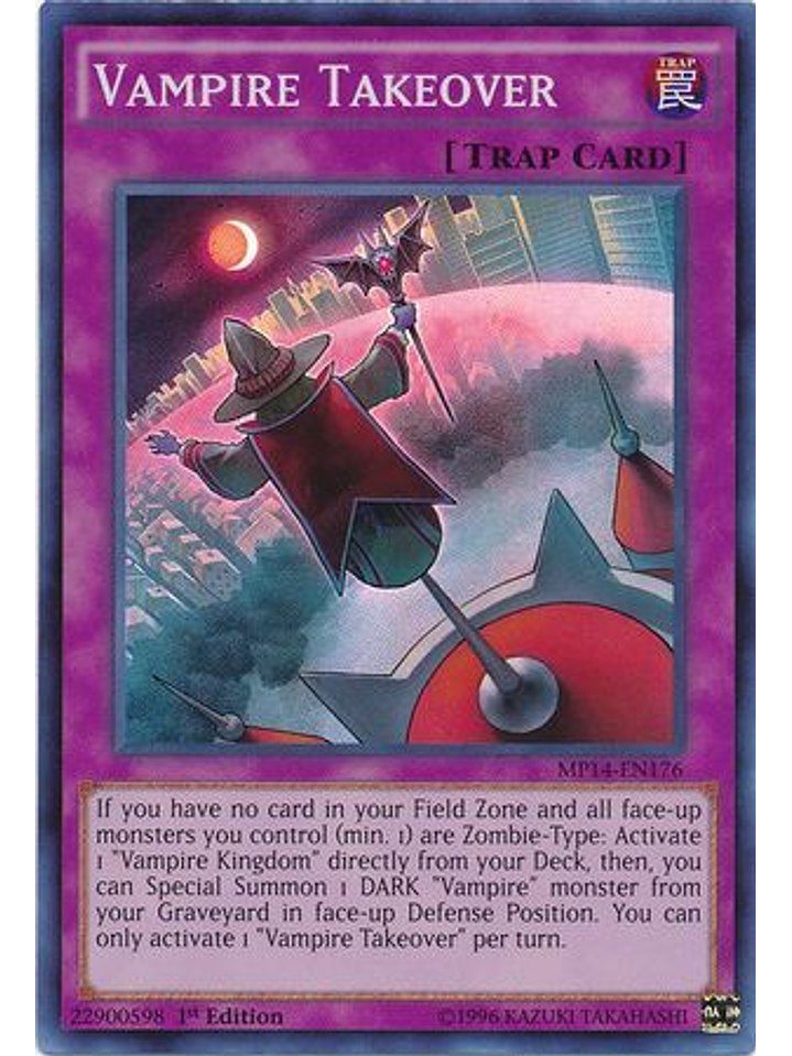 Vampire Takeover - MP14-EN176 - Super Rare 1st Edition 1