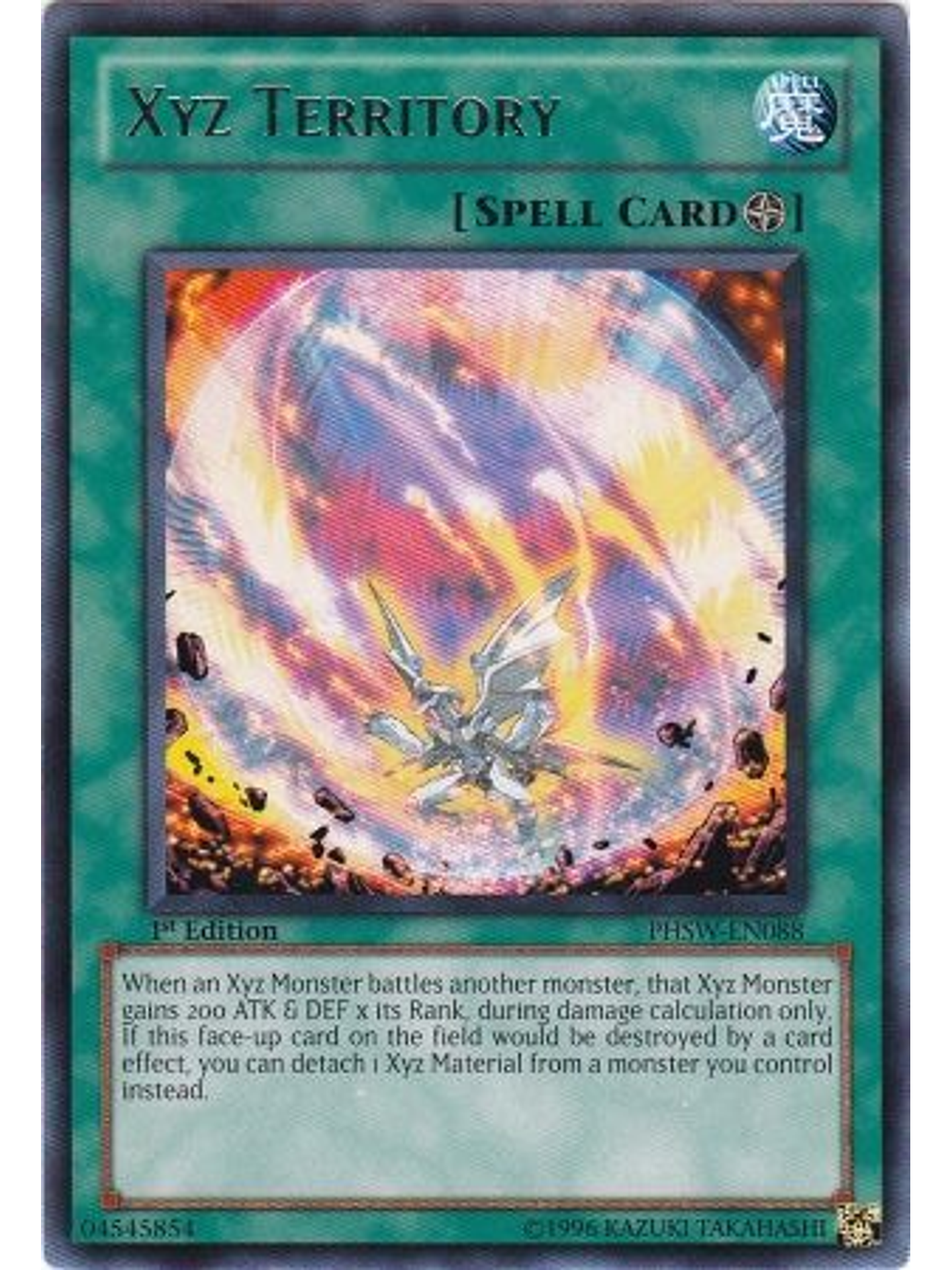 Xyz Territory - PHSW-EN088 - Rare 1st Edition 1