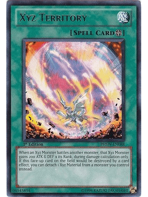 Xyz Territory - PHSW-EN088 - Rare 1st Edition
