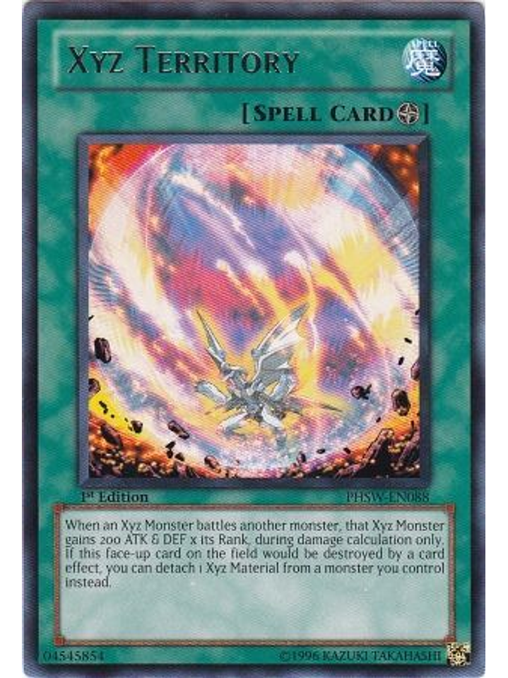 Xyz Territory - PHSW-EN088 - Rare 1st Edition 1