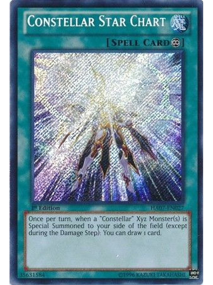 Constellar Star Chart - HA07-EN027 - Secret Rare 1st Edition 1