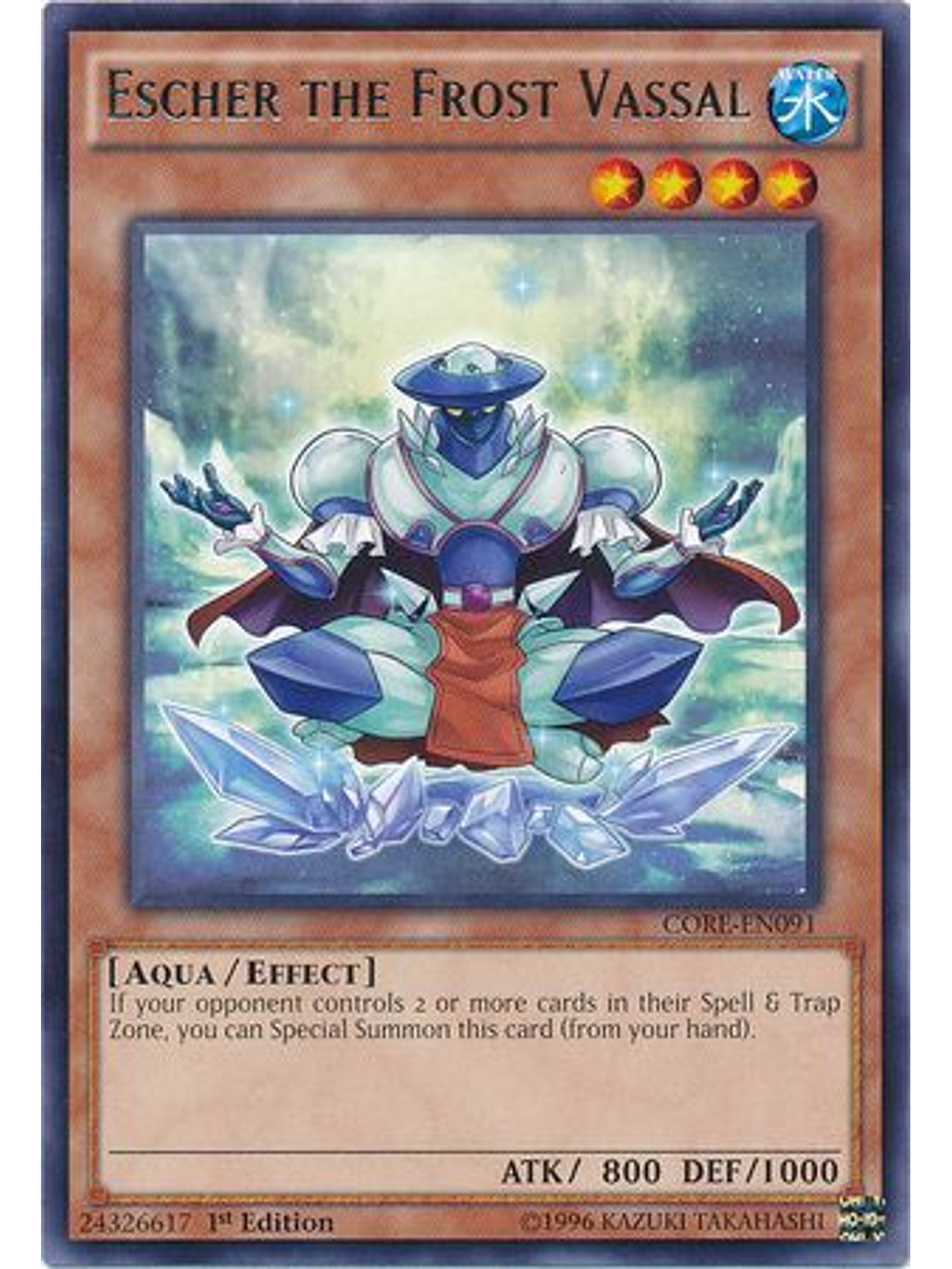 Escher the Frost Vassal - CORE-EN091 - Rare 1st Edition 1