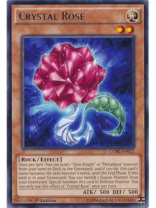 Crystal Rose - CORE-EN012 - Rare 1st Edition