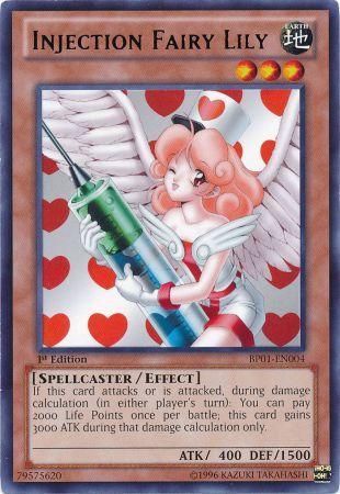 Injection Fairy Lily - BP01-EN004 - Rare 1st Edition