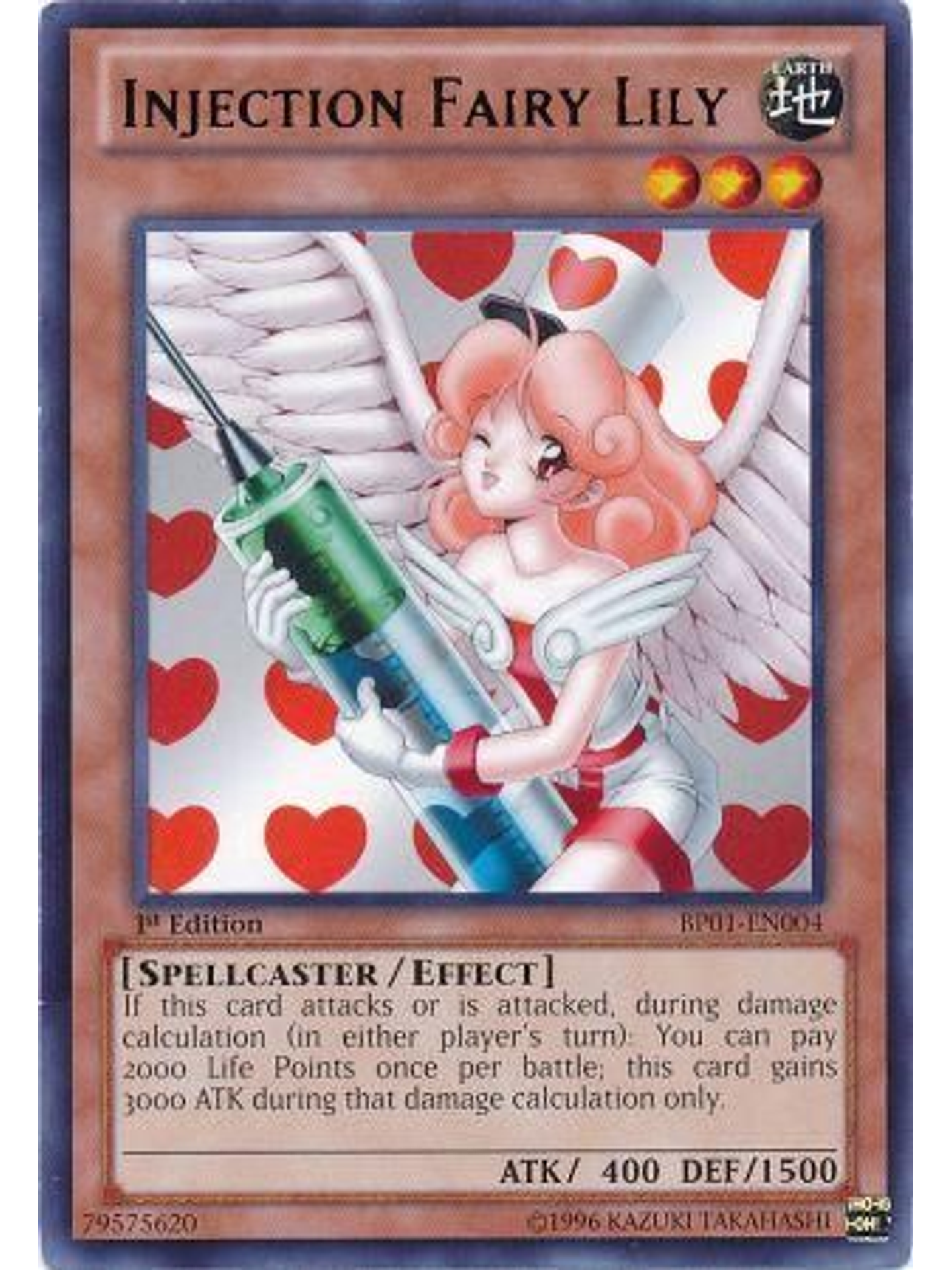 Injection Fairy Lily - BP01-EN004 - Rare 1st Edition 1
