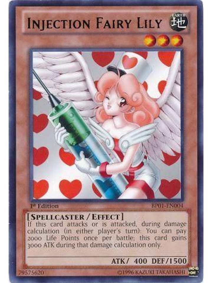 Injection Fairy Lily - BP01-EN004 - Rare 1st Edition 1