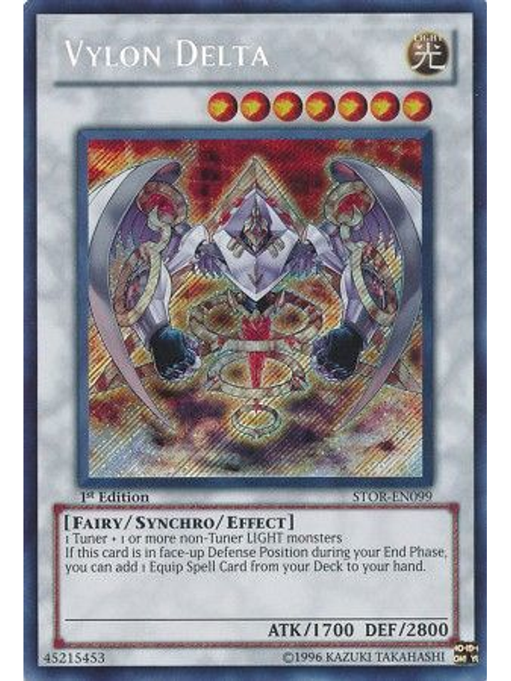 Vylon Delta - STOR-EN099 - Secret Rare 1st Edition 1