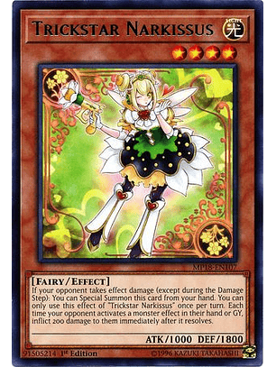 Trickstar Narkissus - MP18-EN107 - Rare 1st Edition