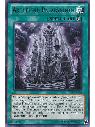 Archfiend Palabyrinth - JOTL-EN066 - Rare Unlimited
