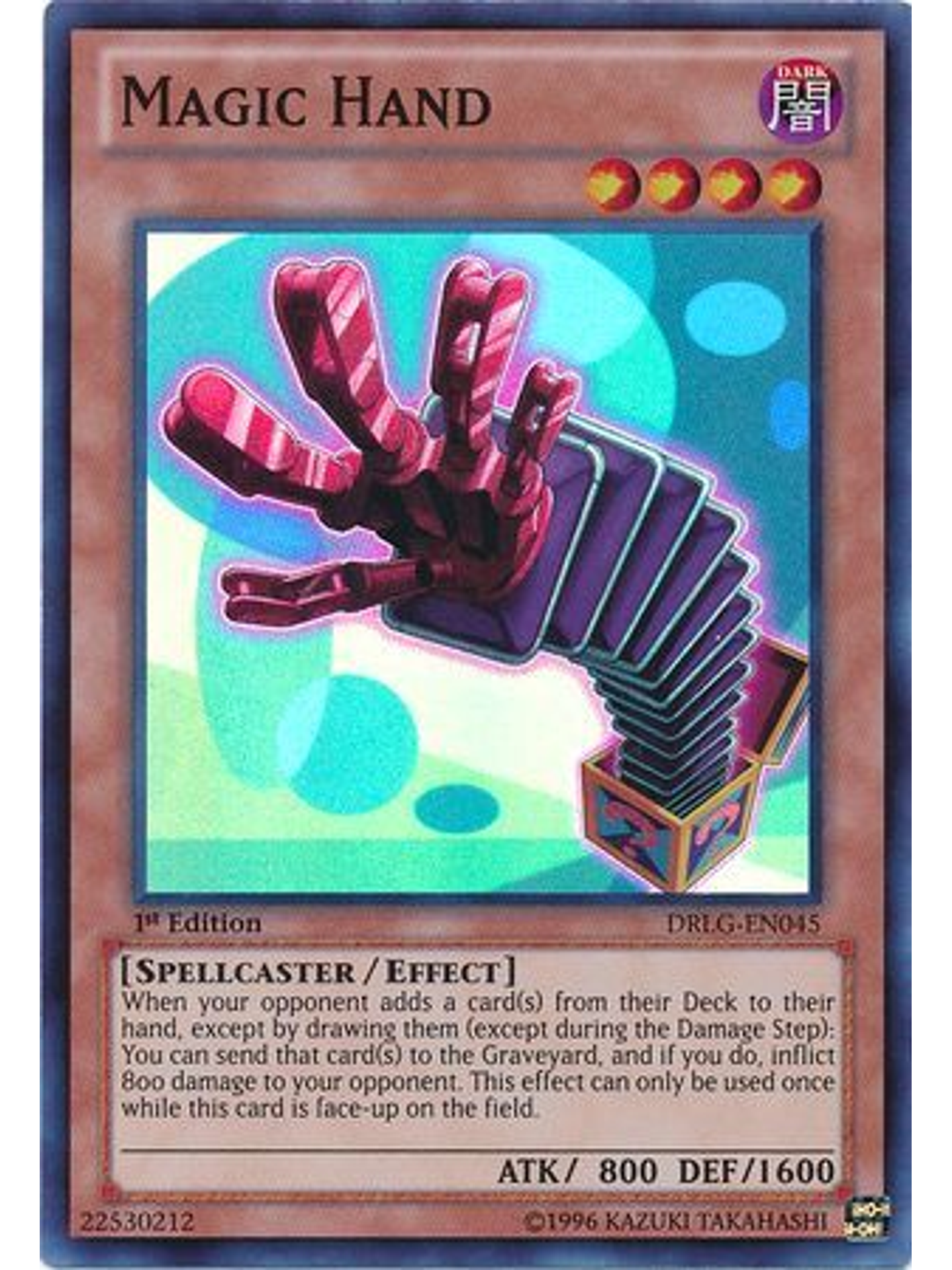 Magic Hand - DRLG-EN045 - Super Rare 1st Edition 1