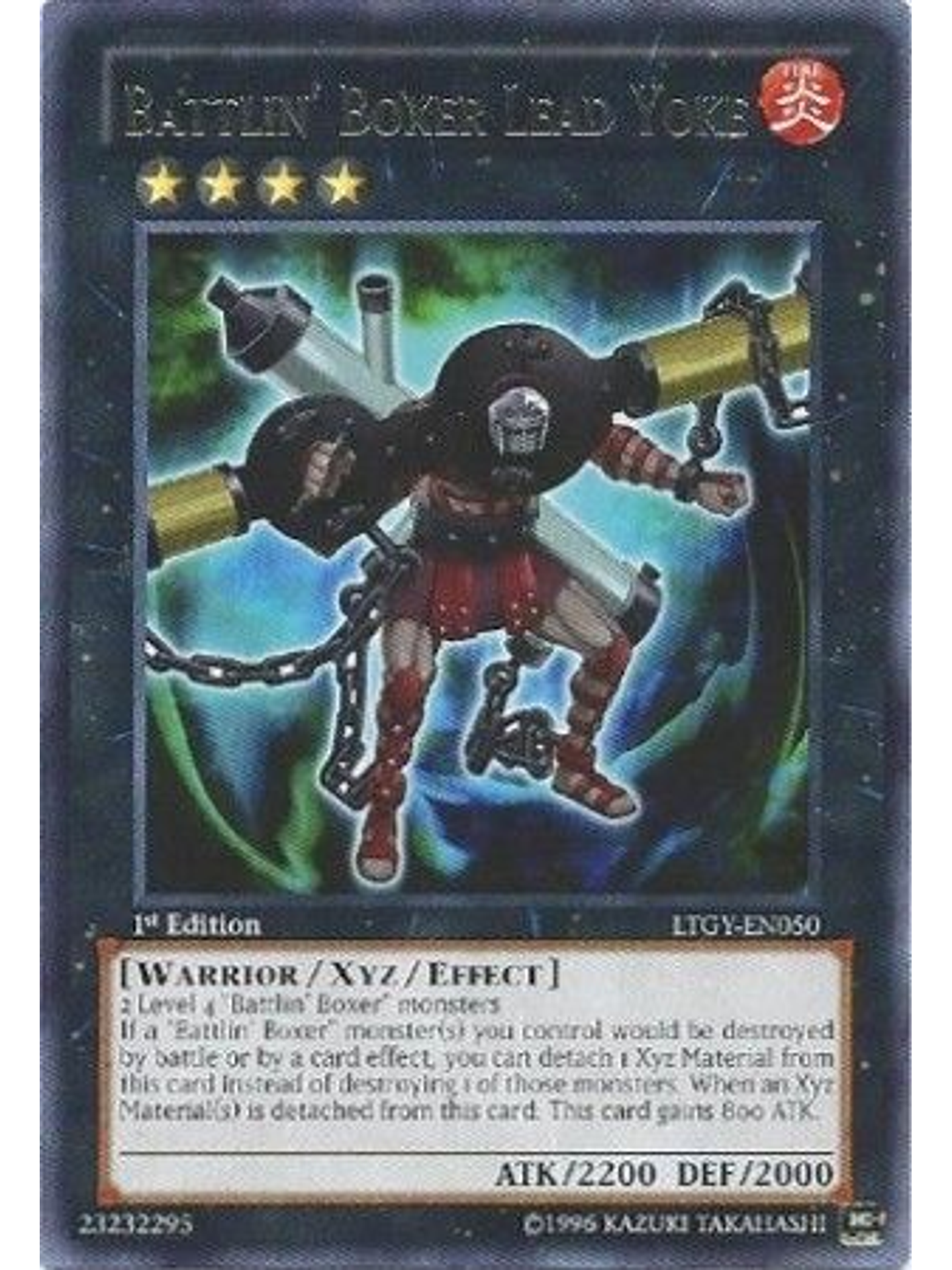 Battlin' Boxer Lead Yoke - LTGY-EN050 - Rare 1st Edition 1