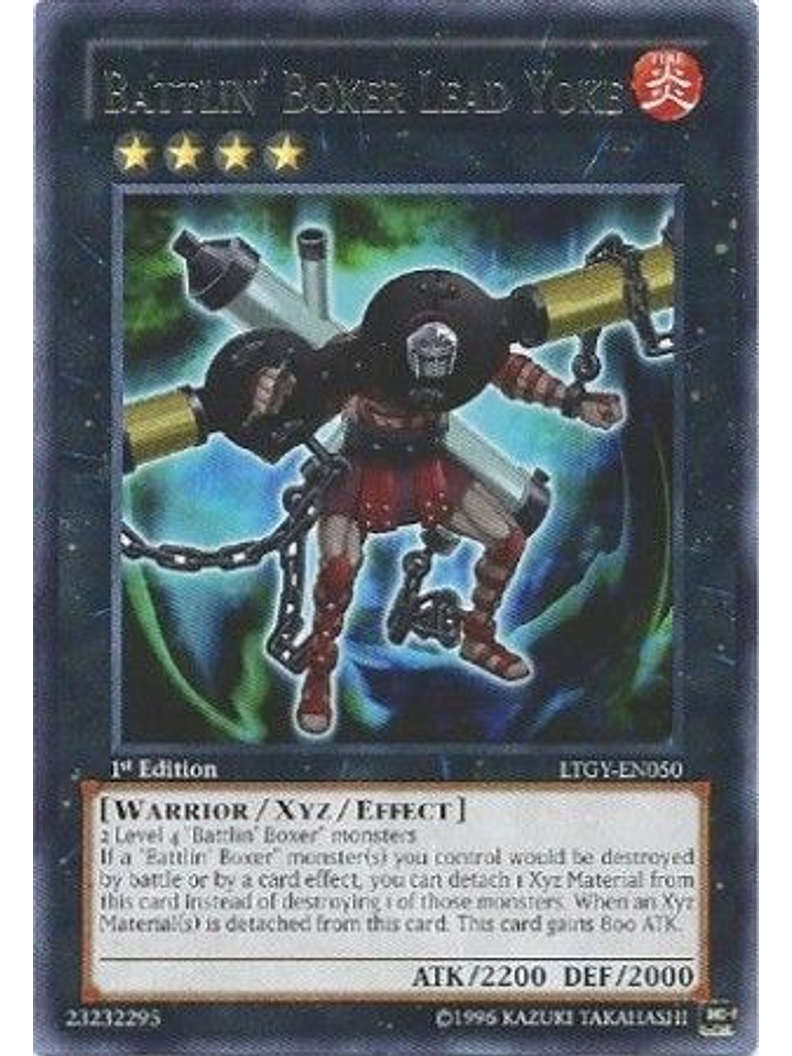 Battlin' Boxer Lead Yoke - LTGY-EN050 - Rare 1st Edition 1