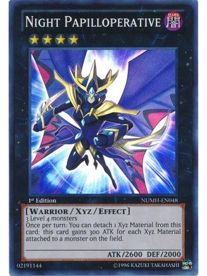 Night Papilloperative - NUMH-EN048 - Super Rare 1st Edition 1