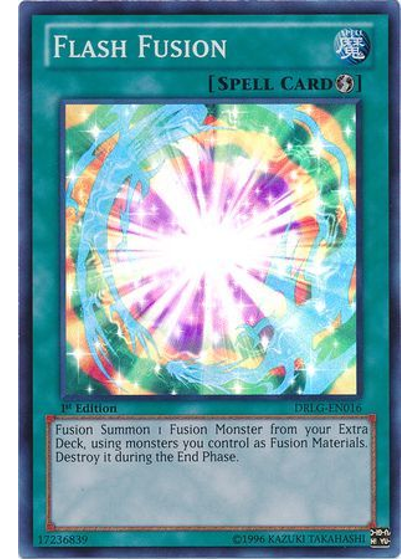Flash Fusion - DRLG-EN016 - Super Rare 1st Edition 1