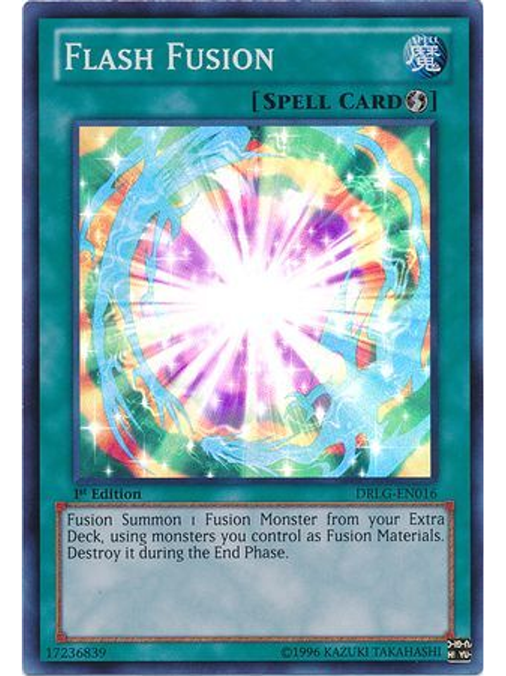 Flash Fusion - DRLG-EN016 - Super Rare 1st Edition 1