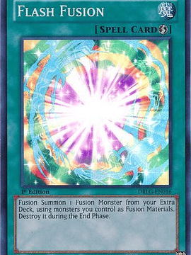 Flash Fusion - DRLG-EN016 - Super Rare 1st Edition