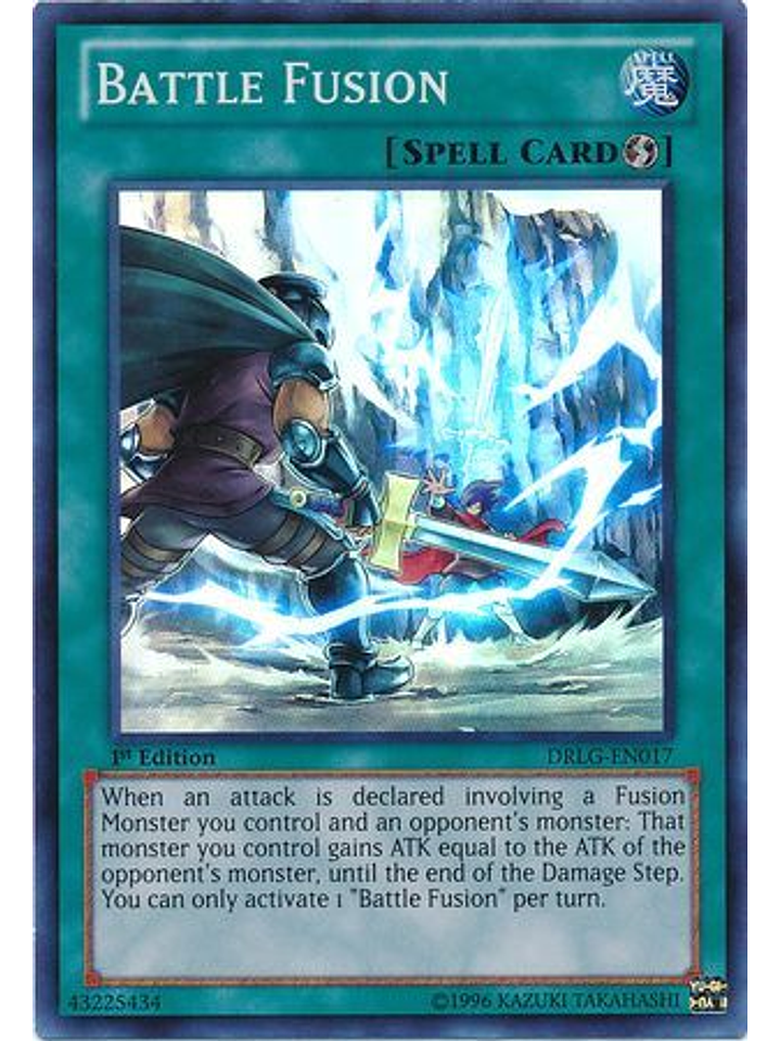 Battle Fusion - DRLG-EN017 - Super Rare 1st Edition 1