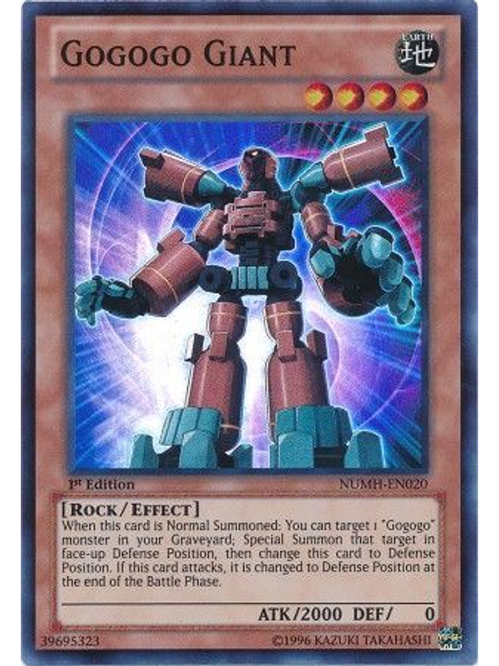 Gogogo Giant - NUMH-EN020 - Super Rare 1st Edition 1