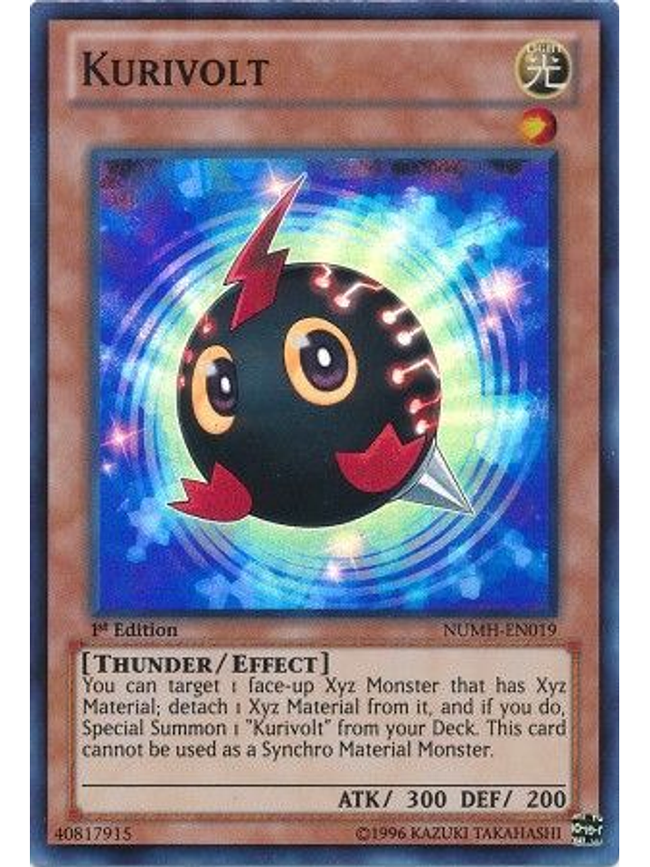 Kurivolt - NUMH-EN019 - Super Rare 1st Edition 1