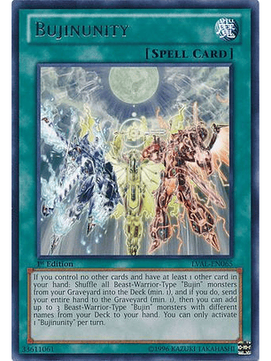 Bujinunity - LVAL-EN065 - Rare 1st Edition