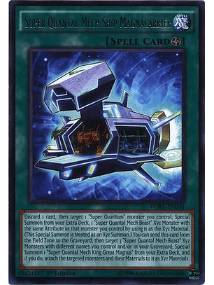 Super Quantal Mech Ship Magnacarrier - WIRA-EN038 - Rare 1st Edition
